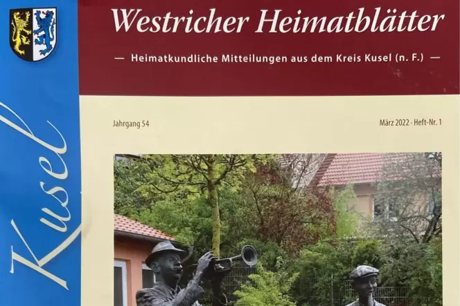 Der Musikantenbrunnen in Jettenbach ziert das Titelblatt der neuen Heimatblätter-Ausgabe.