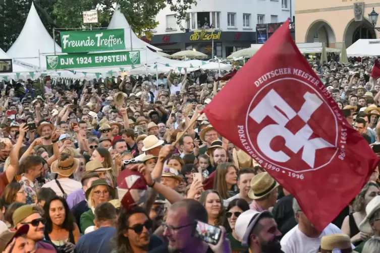 Nie mehr Dritte Liga: Auch das wurde beim Strohhutfest gefeiert. 