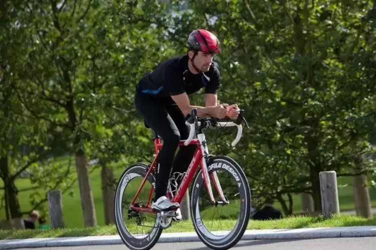 Fahrradfahren trainiert viele, verschiedene Muskeln. 