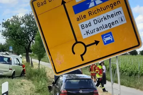 Bei dem Unfall am Montagnachmittag entstand Sachschaden. 
