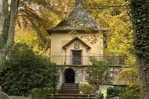 Die Huber-Kapelle auf dem Hauptfriedhof wurde 1925 fertiggestellt.