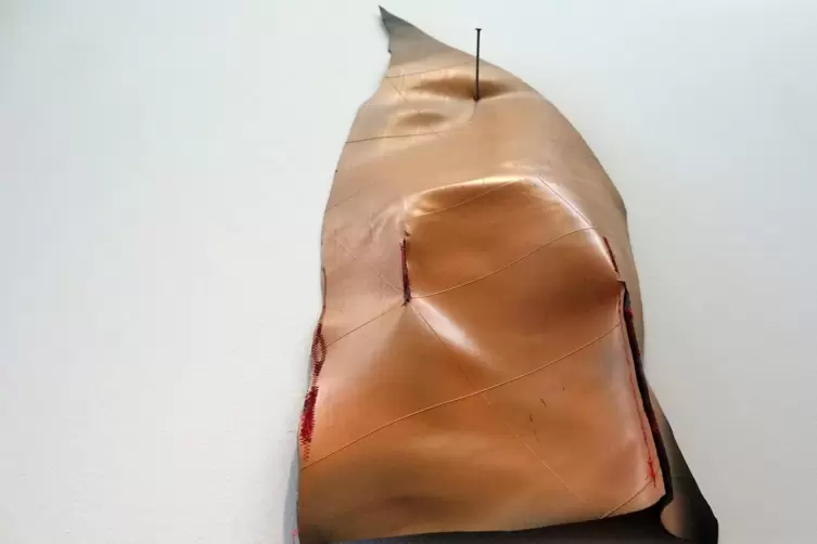 Wie menschliche &Uuml;berreste: Arbeit aus Fritzi Hau&szlig;manns &bdquo;Skin&ldquo;-Serie .