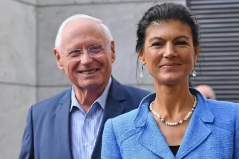 Sie schafft es immer wieder, Teile der Linkspartei in Wallung zu bringen: Sahra Wagenknecht, hier an der Seite ihres Ehemanes Os