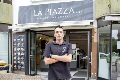 Er will bleiben: Emanuele Valzano, Betreiber des La Piazza, empfindet die Kündigung seines Mietvertrags durch die Stadtverwaltun