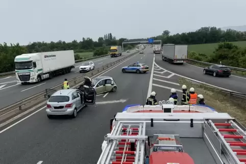 Ursprung des Unfalls war ein Fahrfehler eines Lkw-Fahrers. 