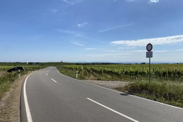 Die Strecke, auf der der schwere Unfall passiert ist. 