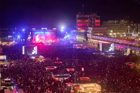 Mit 90.000 Besuchern war das Festival „Rock am Ring “ausverkauft. 