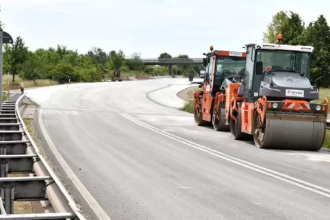 Die Bauarbeiten auf der B271 nähern sich dem Ende. 