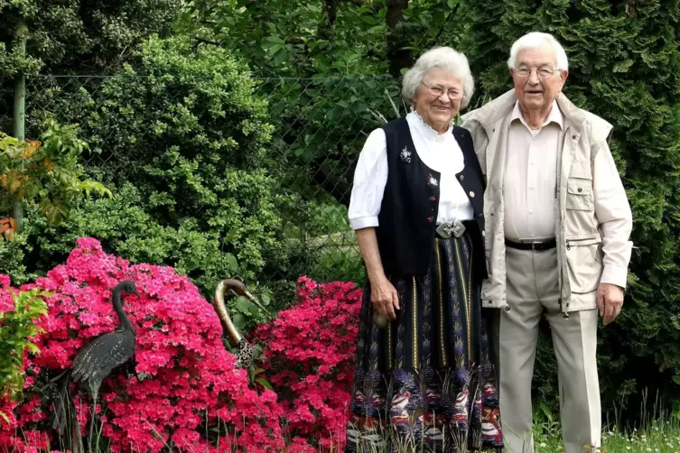 Seit 65 Jahren verheiratet: Annelore und Erhard Sinn .