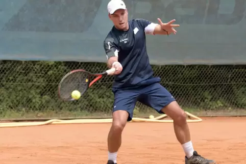 Der Belgier Steve Darcis gewann in seiner Profikarriere gegen Weltstar Rafael Nadal in Wimbledon. Am Samstag spielte er mit Pfar