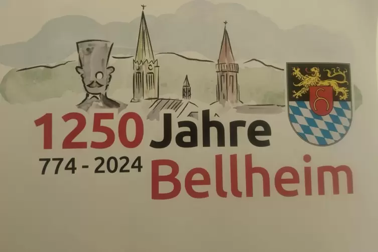 Mit diesem Logo will Bellheim feiern.