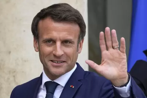 Archetyp Held: Frankreichs Premier Emmanuel Macron.