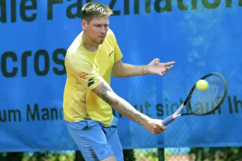 Christian Hirschmüller, Kapitän der Oberliga-Herren des BASF TC Ludwigshafen. 