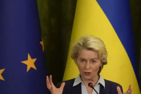 Ursula von der Leyen setzte mit ihrem Kiew-Besuch ein Zeichen. 