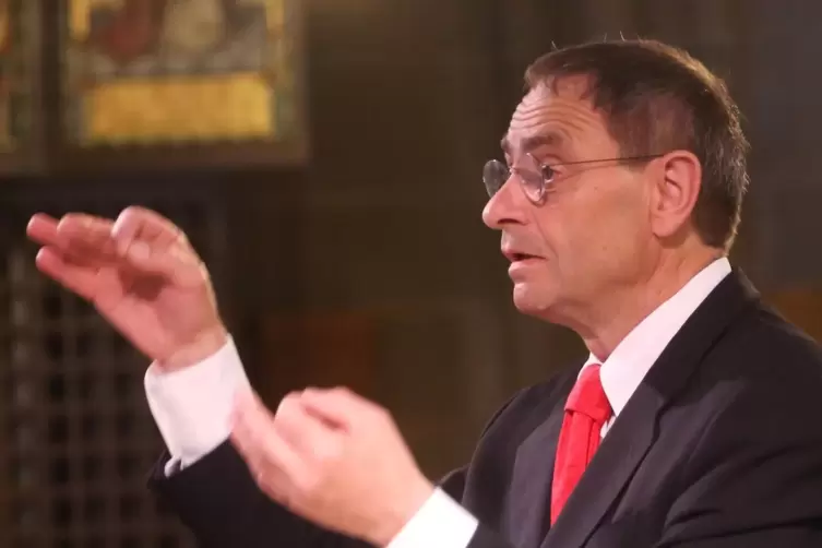 41 Jahre im Dienst der Kirchenmusik: Roland Li&szlig;mann. 