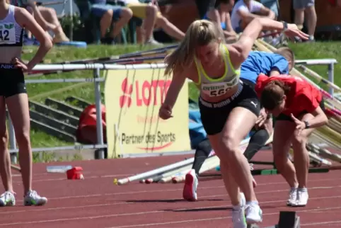 U18-Landesmeisterin im 400-Meter-Lauf: Christina Emser.