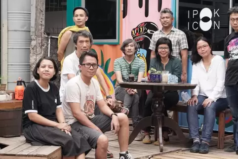 Aus Jakarta: Ruangrupa, das Leitungskollektiv der „documenta fifteen“. Aus Jakarta: Ruangrupa, das Leitungskollektiv der „documenta fifteen“.