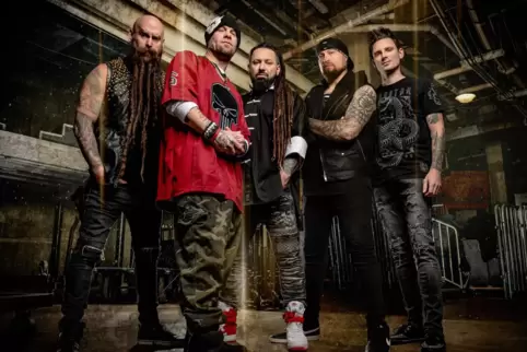 Rocker aus Las Vegas mit Hockenheim-Erfahrung: Five Finger Death Punch.