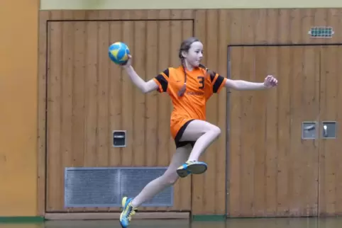 Lea Gruber spielt bei den VTV Mundenheim Handball – noch. 