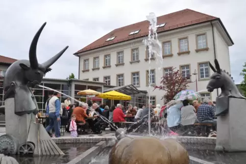 Beliebt: das Brunnenfest bei Ochs und Esel. 
