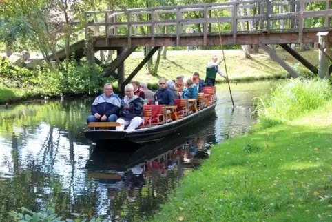Tourismusmagnet: Kahnfahrt im Spreewald.