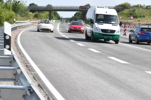 Die Auffahrt im Hintergrund ist ab Freitag wieder frei. 