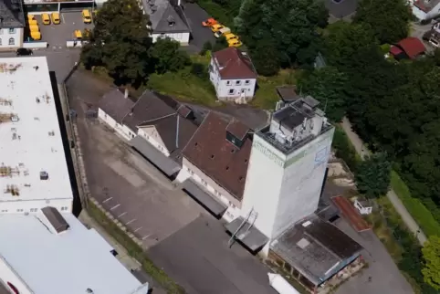 Das Raiffeisengelände in der Bahnhofstraße.