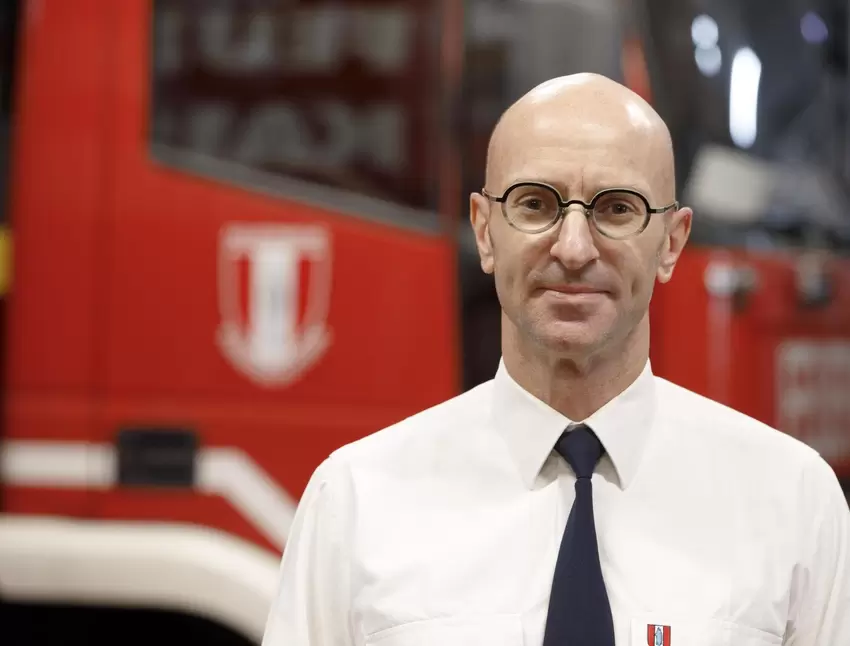 Thomas Höhne ist der Leiter des Referats Feuerwehr- und Katastrophenschutz.
