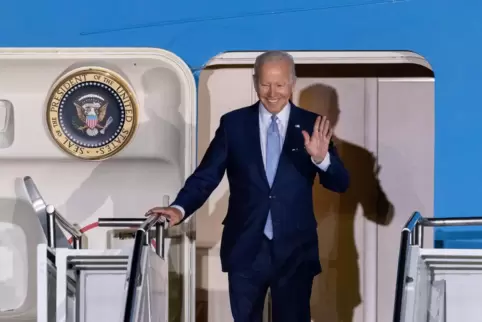 Vor Beginn des G7-Gipfels in Bayern ist US-Präsident Joe Biden zu seinem ersten Besuch in Deutschland seit seinem Amtsantritt ei