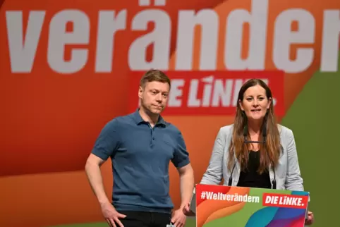 Die neue Doppelspitze der Linken: Martin Schirdewan (links) und Janine Wissler. 