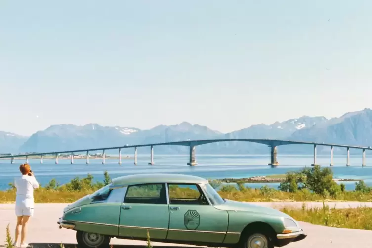 1993: Fahrt zum Nordkap mit beeindruckender Kulisse. 
