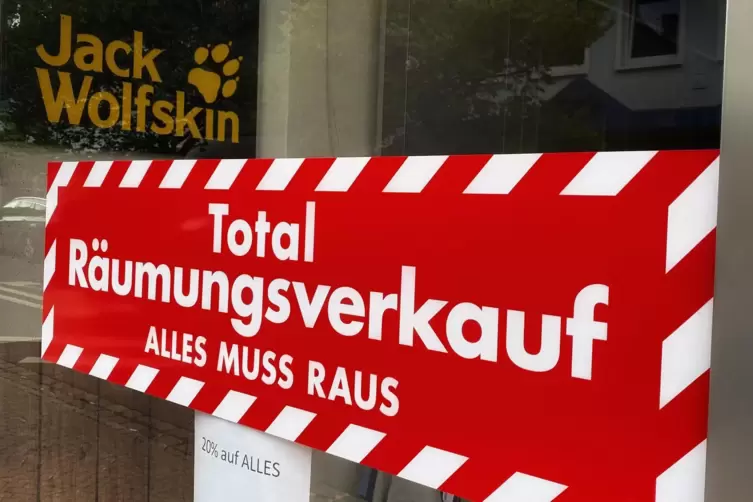 Der Jack-Wolfskin-Laden in Bad Dürkheim macht zum Monatsende dicht. 