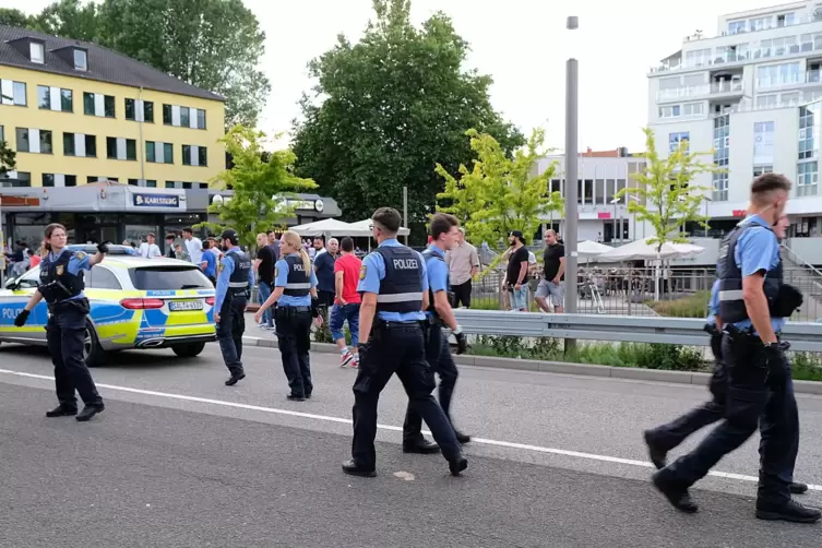 Die Polizei musste wegen einer Schl&auml;gerei in der Lindenallee eingreifen. 