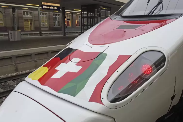 Von Mannheim (Foto) durch die Schweiz nach Italien: Solche Züge soll es künftig häufiger geben. 
