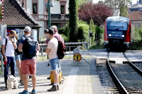Der Westbahnhof heute. 
