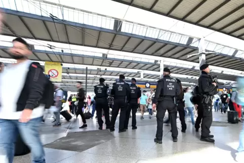 Die Bundespolizisten aus der Südpfalz waren hauptsächlich zur Sicherung des Bahnverkehrs im Einsatz. 