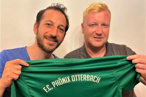 Das neue Trainer-Duo des FC Phönix Otterbach: Leonardo Maugeri (links) und Simon Henrich. 