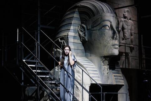Oksana Kramareva musste kurzfristig die Premieren-Aida übernehmen.