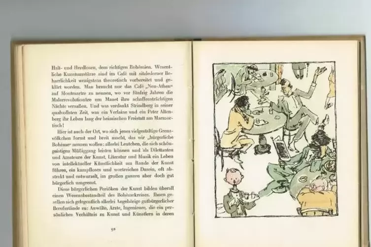 Willy Hallstein ist der Illustrator von Prévôts Schilderung der „Bohème“(München 1922).