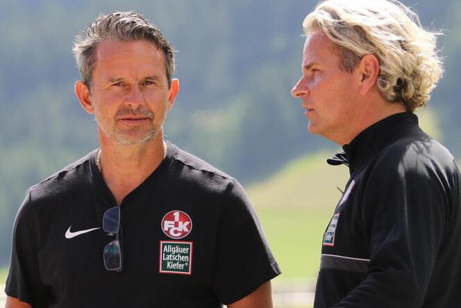 Durften mit dem Test gegen Unterhaching zufrieden sein: Dirk Schuster (links) und sein »Co« Sascha Franz.