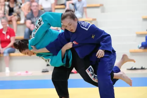 Zweimal gewonnen: Darja Dorowskich (blau).