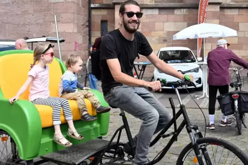 Zuletzt ging es beim Mobilitätstag im Juni auf dem Marktplatz um die Frage, wie Bürger öfter aufs Auto verzichten können. 