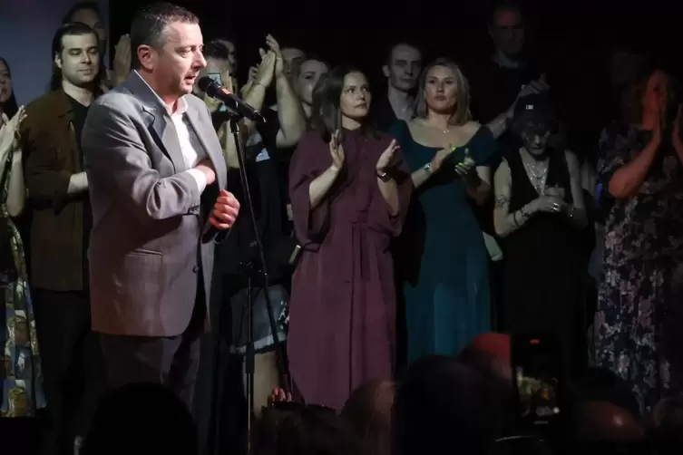 Musste seinen Hut nehmen: Alexej Agranowitsch beim Abschied am 30. Juni.
