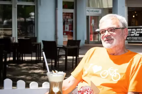 Fahrradfahrer mit Leib und Seele: Bernd Lohrum.