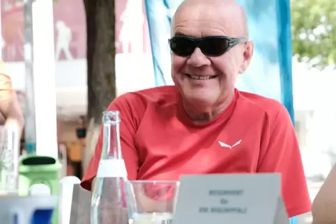 Strahlender Gast: Volkhard Gabriel.
