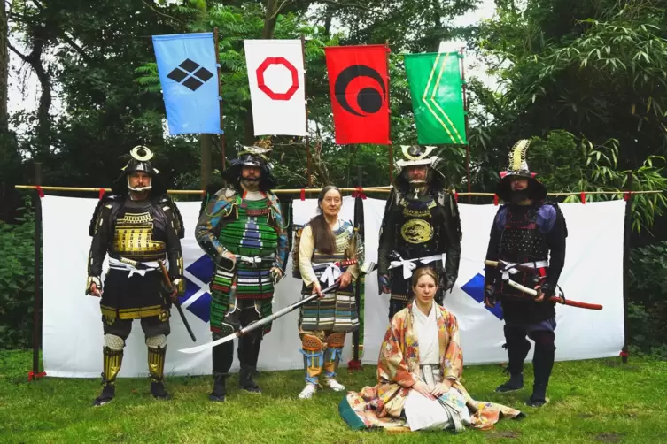 Authentisch: die Samurai-Gruppe Takeda.