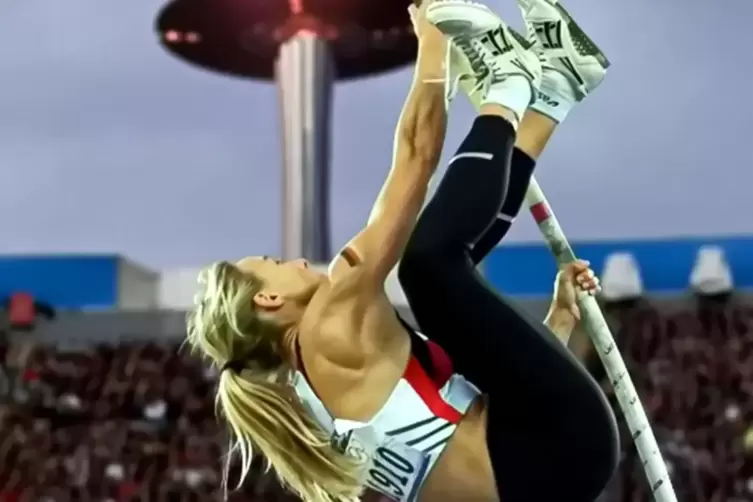Nicole Humbert bei den Olympischen Spielen 2000 in Sydney, wo sie den f&uuml;nften Platz belegte.