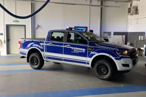 Der neue Ford Ranger des THW. 