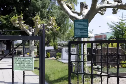 Der Friedhof in Assenheim.