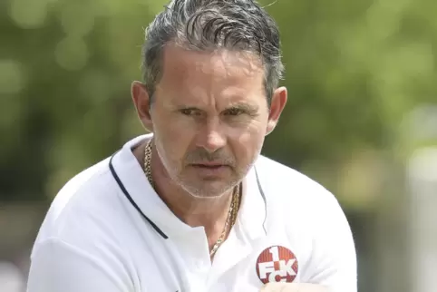 Generalprobe in Pirmasens: FCK-Trainer Dirk Schuster.